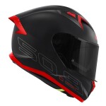 Přilba Givi 50.9B Solid černá matná-červená (Bcrd)