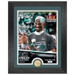 Obraz Philadelphia Eagles NFL Jalen Hurts Super Bowl LIX Lombardi Trophy Bronze Coin