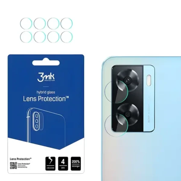 3mk Lens Protection Oppo A57s / Sklo na fotoaparát / hybridní / 4 ks