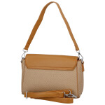 Elegantní dámská koženková kabelka na rameno Ciri, hnědá