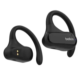 Belkin SOUNDFORM ClearFit Open-Ear bezdrátová sluchátka černá / mikrofon / Bluetooth 5.3 / IPX5 / výdrž až 26 hodin (AUC013ctBK)
