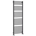 CERANO Koupelnový radiátor Stefano - boční připojení - 943W - černá matná - 1710x650 mm