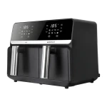 Eldom FR200 Fritela černá / Horkovzdušná fritéza / 9 l / 2200 W / 80-200°C / 8 programů (FR200)