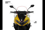 Triumph Tiger Sport 800 25 Adventure Sports plexi štít Powerbronze 380 mm - matná stealth šedá