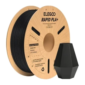 ELEGOO Rapid PLA+ černá / struna pro 3D tiskárnu / PLA / 1.75mm / 1kg / až 600 mm/s (50.203.0114)