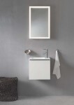 DURAVIT - L-Cube Umyvadlová skříňka 40x42x29 cm, panty vlevo, bílá mat LC6272L1818