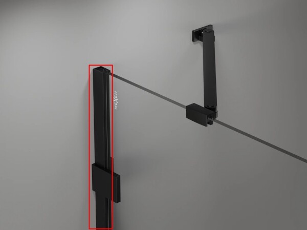 MEXEN - LUNAR nástěnný profil černá 897-00-70