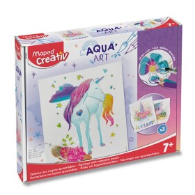 Maped Maped, 907048, Creativ Aqua´Art, kreativní sada, Unicorns, 14 ks