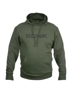 Sonik Mikina Hoody Green L (NC0076)