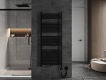 MEXEN/S - Mars radiátor + topná tyč 1500 x 600 mm, 900 W, černá W110-1500-600-6900-70