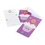 Muffin pozvánky na party 6ks