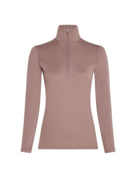 Dámské merino tričko s dlouhým rukávem ICEBREAKER Wmns 200 Oasis LS Half Zip, Summit velikost: XS