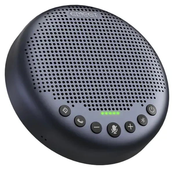 EMEET OfficeCore Luna Plus / Konferenční reproduktor / 8 mikrofonů / Bluetooth 5.3 / USB-C / 10h výdrž (E1109)