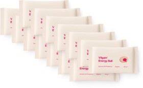 Vilgain Energy Ball BIO – 14× mandle s malinovým džemem 30 g
