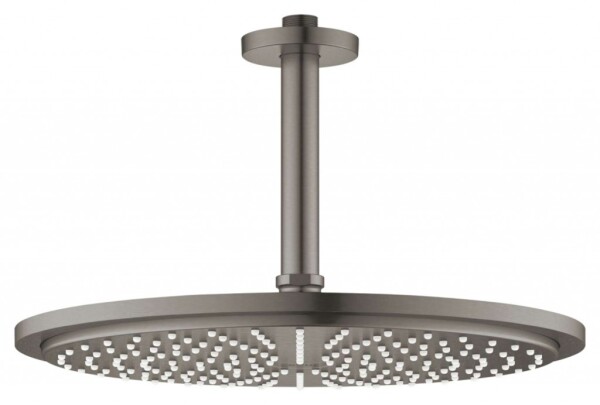 GROHE - Rainshower Cosmopolitan Hlavová sprcha 310, sprchové rameno 14 cm, 1 proud, kartáčovaný tmavý grafit 26067AL0
