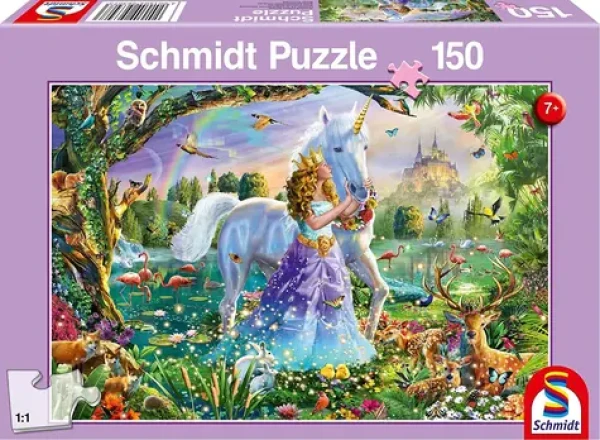 SCHMIDT Puzzle Princezna s jednorožcem