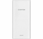 CANYON PB-2001 20000 mAh bílá / Powerbanka / 5V / 2.1A / 2x USB-A / Smart IC (CNE-CPB2001W)