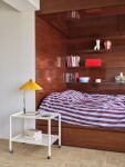 HAY Povlečení na peřinu Été Bordeaux/Sky Blue 140 × 200 cm, modrá barva, textil