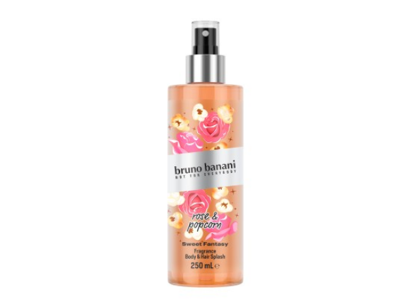 Bruno Banani Sweet Fantasy Rose & Popcorn Body Mist 250 ml
