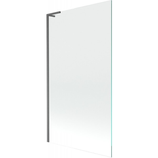 MEXEN/S - Next L vanová zástěna FIX 100 x 150, transparent, grafit kartáčovaná 895-100-000-03-00-66