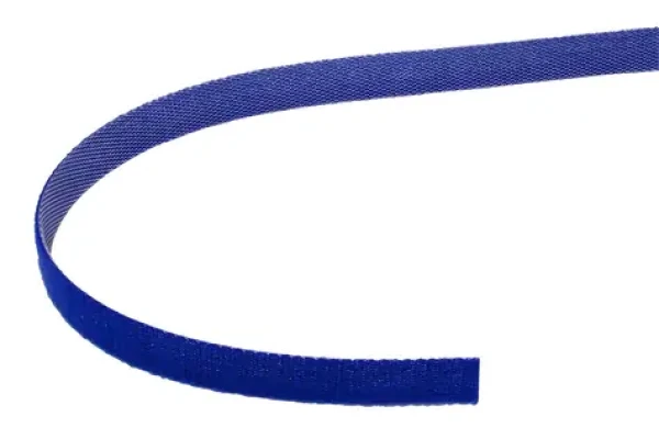 OEM Value stahovací páska na suchý zip 10 mm modrá / Organizér kabeláže / 25 m (25.99.5254)