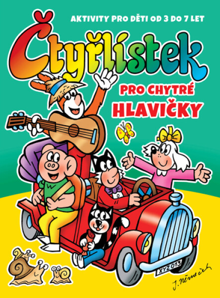 Čtyřlístek pro chytré hlavičky - Aktivity pro děti od 3 do 7 let - Jaroslav Němeček
