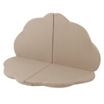 PLUSH NEST PLUSH NEST Venkovní plyšová hrací podložka ve tvaru květu voděodolná 115 × 115 × 5 cm béžová