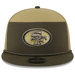 New Era Pánská kšiltovka San Francisco 49ers NFL 2025 Salute to Service 9FIFTY Split Panel Trucker Snapback