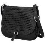 Stylová dámská koženková crossbody kabelka Kajla, černá