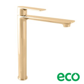 RAV Slezák - NIL - Umyvadlová vysoká baterie bez výpusti, Zlatá - lesklá, 3,8" NL130.0Z