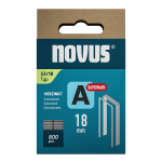 Novus tenké, drátové sponky typ A, 53 F/18 mm, Super Hard, 800 ks