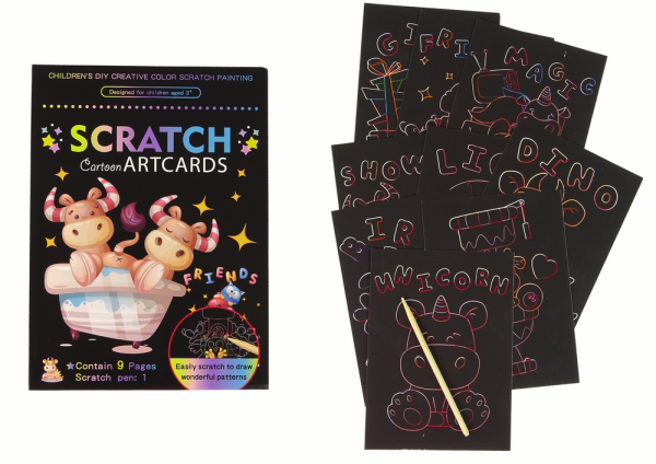 Mamido Stírací omalovánka zvířátka