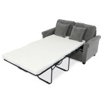 Dvoumístná pohovka, šedá, manšestrová látka, ASB-4170 GREY2