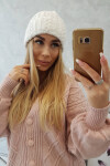 Kšiltovka s ohrnovací částí Marzena K206 bílá UNI
