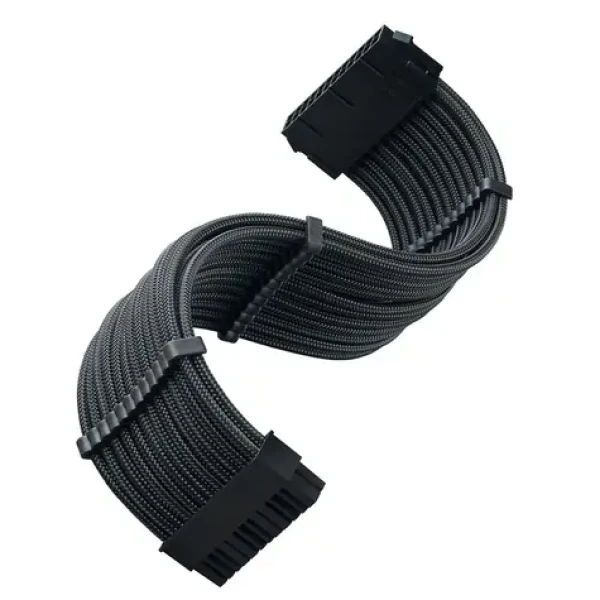 SilverStone Kabel ATX 24-Pin 300mm - černá / pletený (SST-PP07E-MBB)