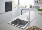 GROHE - Minta Dřezová baterie s výsuvnou sprškou, supersteel 32322DC2
