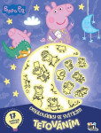 Prasátko Peppa - Omalovánky se svítícím tetováním - -