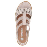 Pohodlné sandály na podpatku Remonte W RKR667 rose gold 38