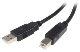 StarTech USB 2.0 A-B 3m černá / Kabel / 480 Mbit/s (USB2HAB3M)