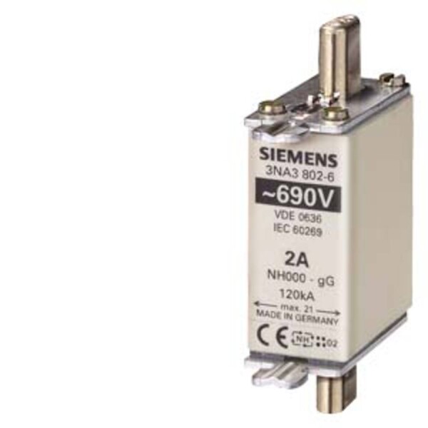Siemens 3NA38056 sada pojistek Velikost pojistky = 0 16 A 690 V 3 ks