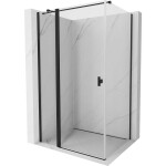 MEXEN/S - Mist T sprchový kout dveře křídlové 70 x 95, transparent, černá 8A4T-070-095-70-00