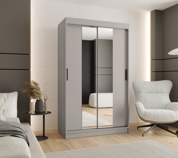 Šatní skříň Abi Rubino T1 Rozměry: 120 cm, Barva korpusu + barva dveří: Kašmír