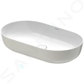 DURAVIT - Luv Umyvadlo na desku, 700x400 mm, bez přepadu, WonderGliss, bílá/matná šedá 03797023001