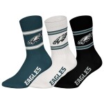 Pánské ponožky Philadelphia Eagles NFL Team Set Crew (3 páry) Velikost: 39–42