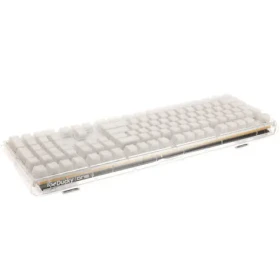 Ducky One 3 Aura White Cherry MX Blue US bílá / Herní klávesnice / podsvícená / USB-C / US (DKON2108ST-CUSPDAWWWWC1)