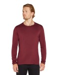 Pánské merino tričko s dlouhým rukávem ICEBREAKER Mens 200 Oasis LS Crewe, Port velikost: XL