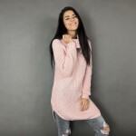 HOSH Pletený jednobarevný rolák CLAIRE Barva: Tyrkysová