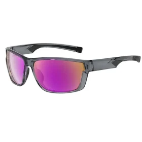VeyRey Sportovní polarizační sluneční brýle Irtox šedá obruba fialová skla (8596545423395)