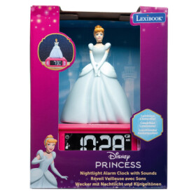 Lexibook budík Disney princezny se svítící figurkou