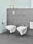 GROHE - Bau Ceramic Závěsný bidet s přepadem, alpská bílá 39433000